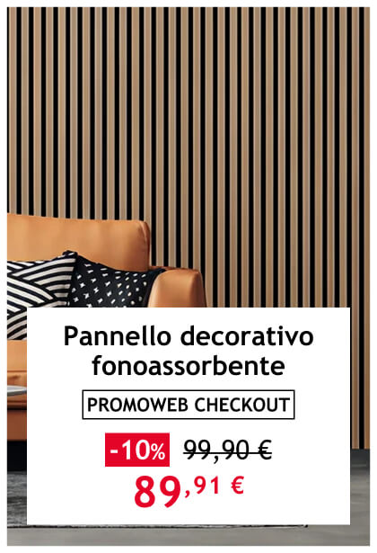pannello decorativo fonoassorbente