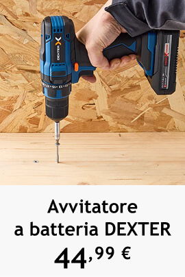 avvitatore a batteria dexter