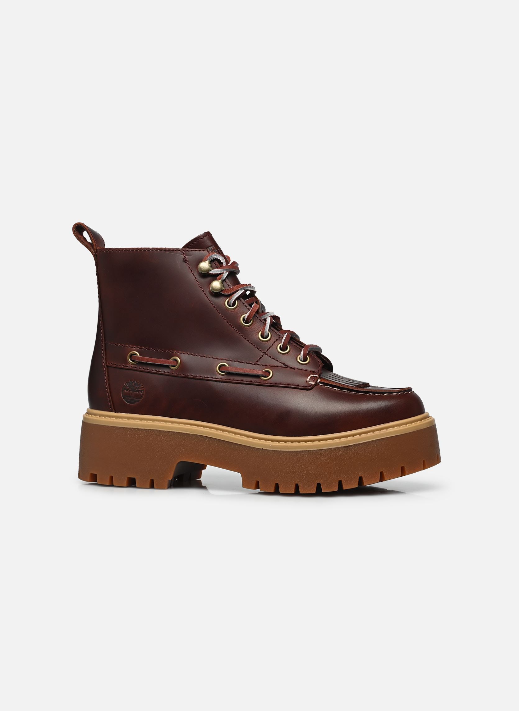 Timberland Stivaletti con lacci Stivaletti - STONE STREET MID LACE UP BOOT donna bordeaux