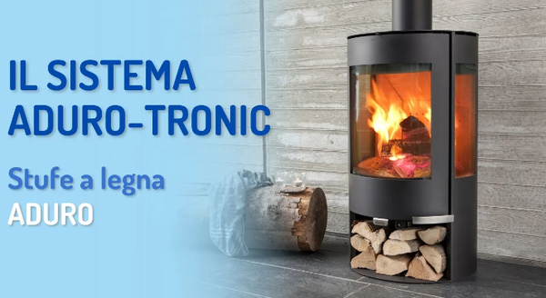 sistema audiotronic di Aduro per le stufe a legna