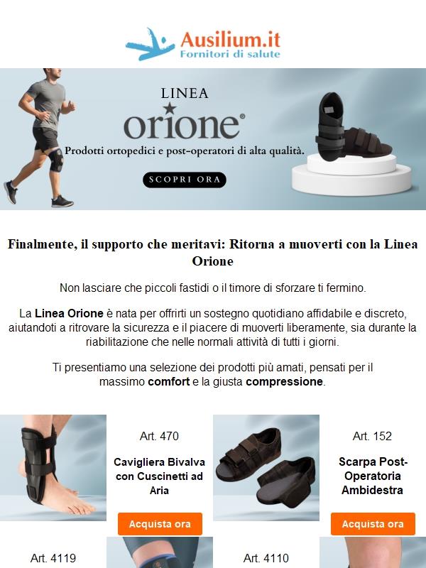 Ti meriti un supporto migliore: Hai già provato la qualità Orione?