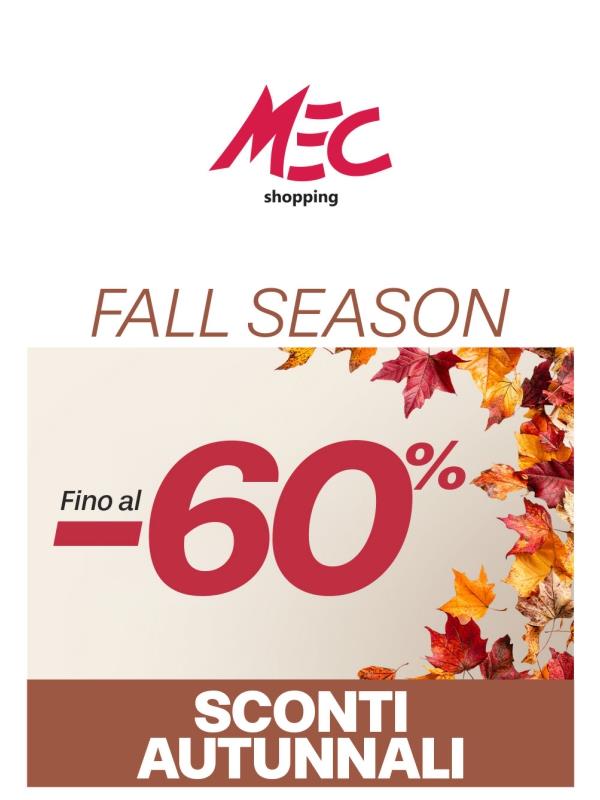 Fino al -60% | AUTUNNO 🍂