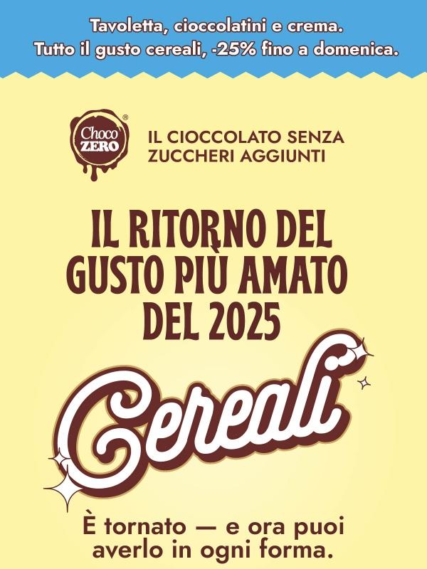 🍫 È tornato il gusto più amato: CEREALI (nuovo kit esclusivo)