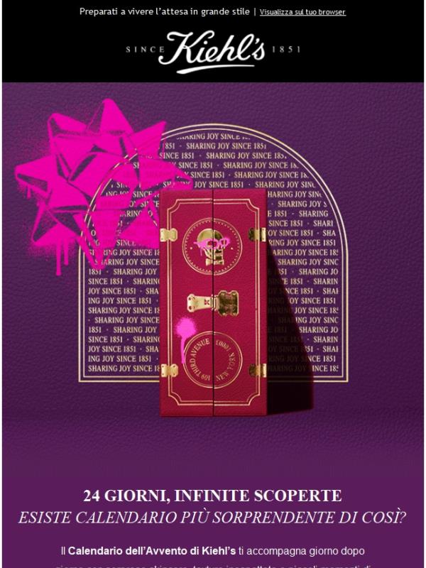 Calendario dell’Avvento Kiehl’s: il gioco è iniziato.