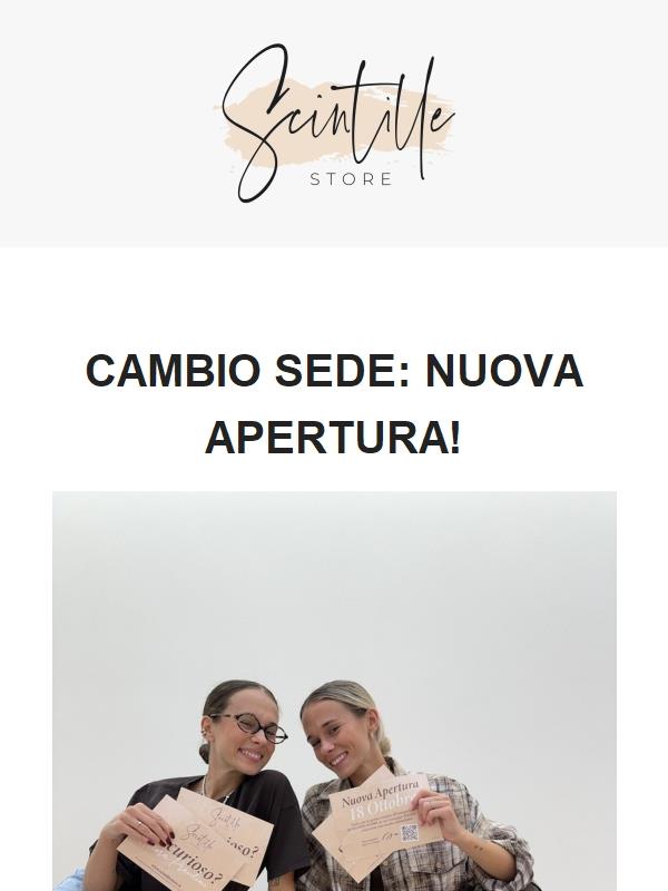 NUOVA APERTURA: Sabato 18 Ottobre!✨