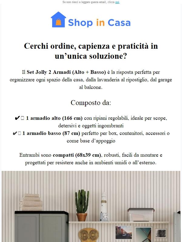 Set 2 Armadi Jolly Keter: il set di armadi che ti semplifica la vita (e lo spazio)