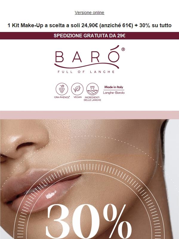 30% su tutto!🔥