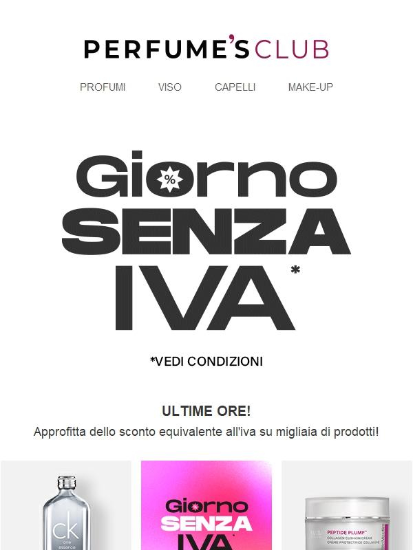 🕒 La Giornata senza IVA finisce ORA 🚨