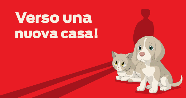 fumetto cane e gatto.