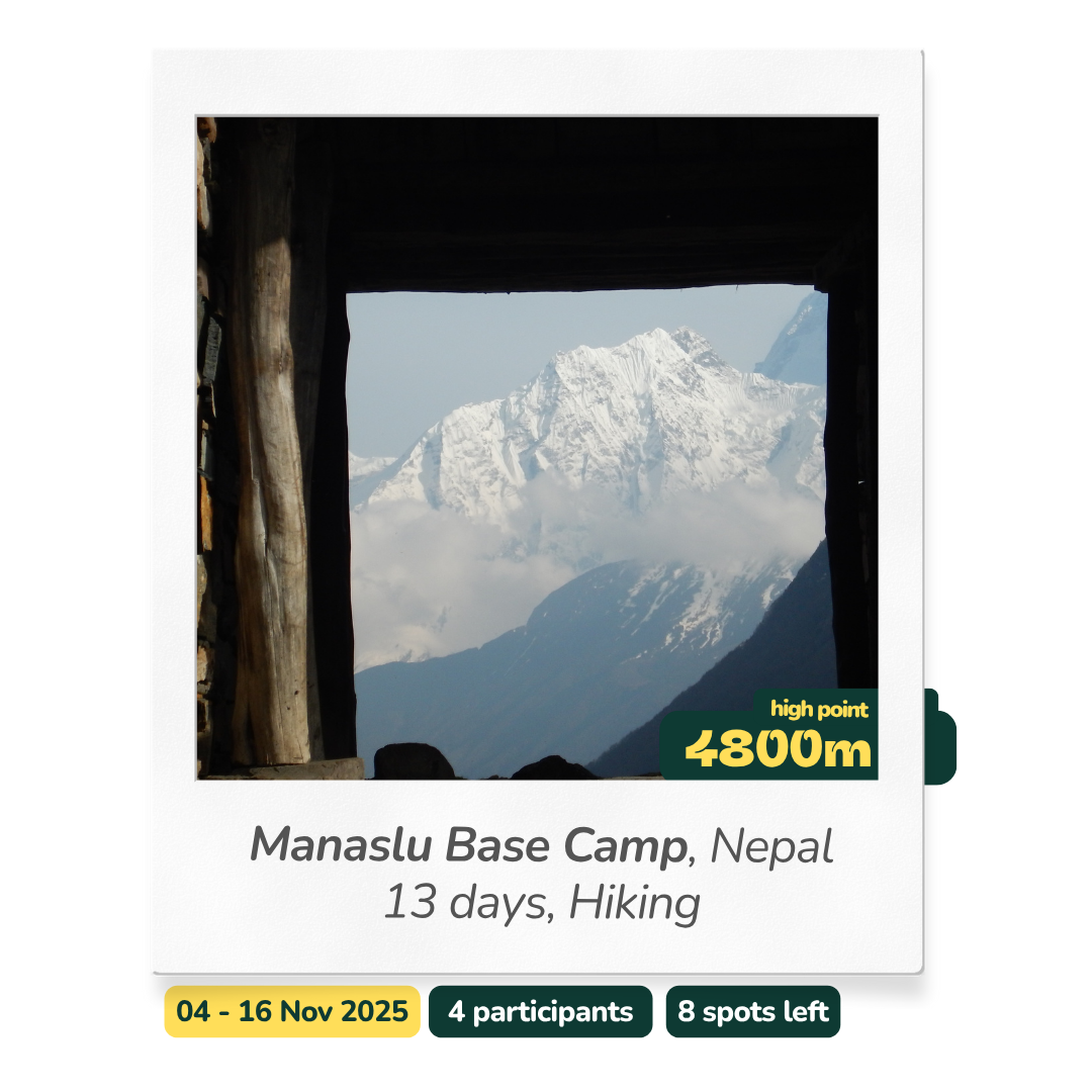MANASLU BASE CAMP TREK - NEPAL