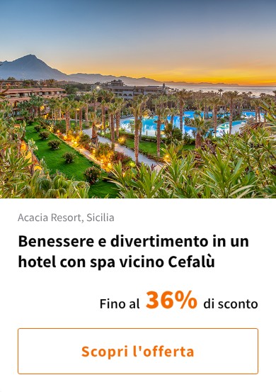 Benessere e divertimento in un hotel con spa vicino Cefalù