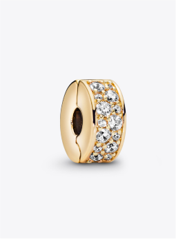 Clear Pavé Clip Charm