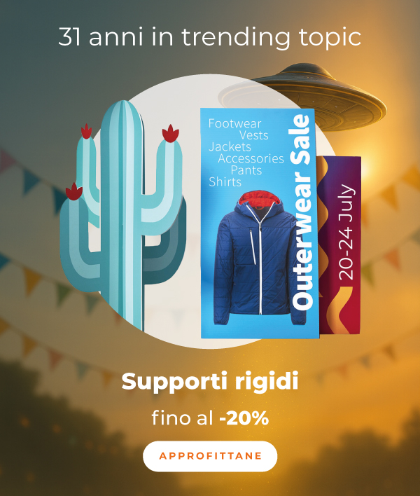 Supporti rigidi fino al -20%!
