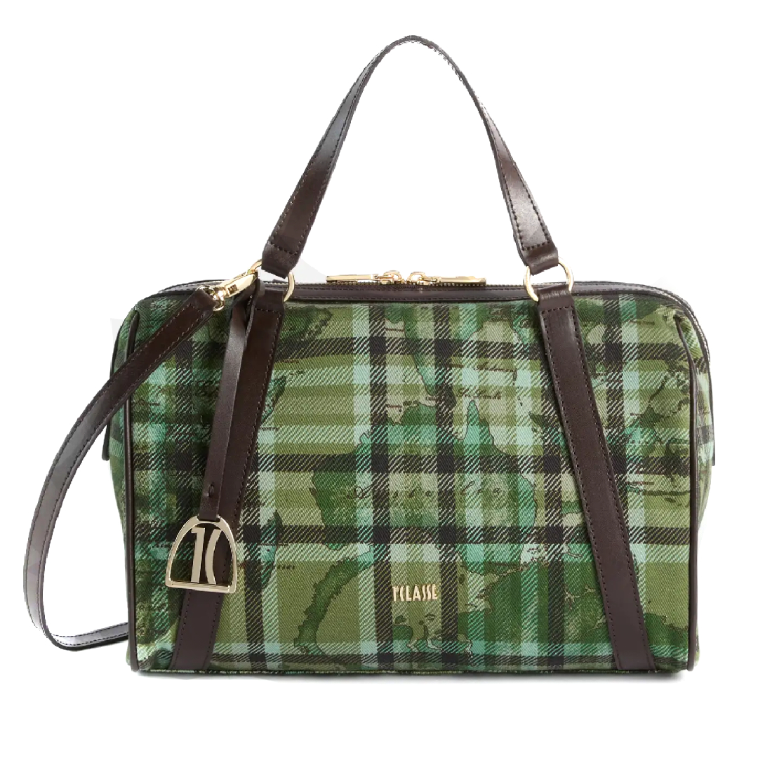 Alviero Martini 1A Classe Tartan Soul Bauletto LD44 9894 609 Verde Muschio