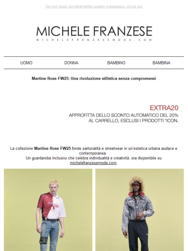 Martine Rose FW25 | Una rivoluzione stilistica senza compromessi🛍️