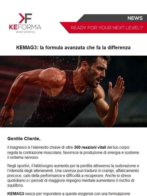 💪🏻 KEMAG3: più energia, recupero e performance