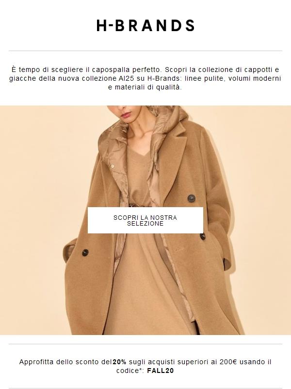 Il cappotto giusto per la nuova stagione