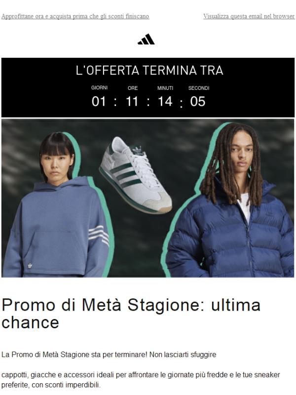 La Promo con sconti fino al 40% sta per terminare
