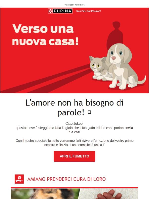 Ricordi l'emozione del primo sguardo con i tuoi pet? 💌