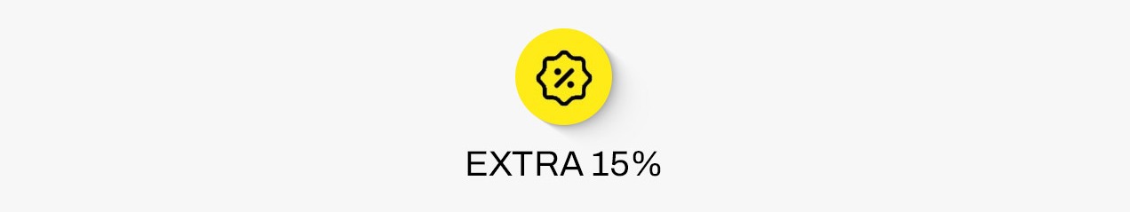 Extra 15%