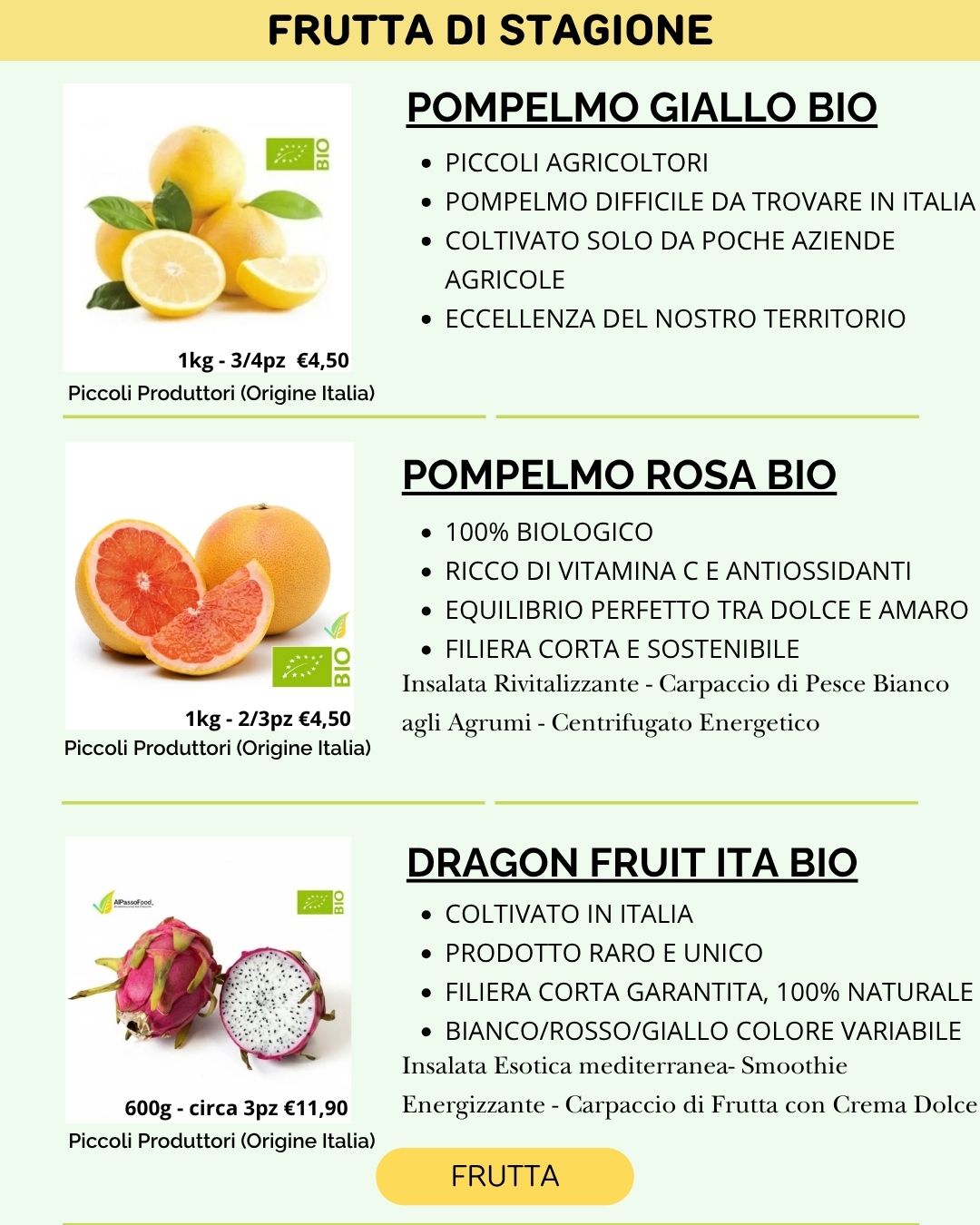 FRUTTA