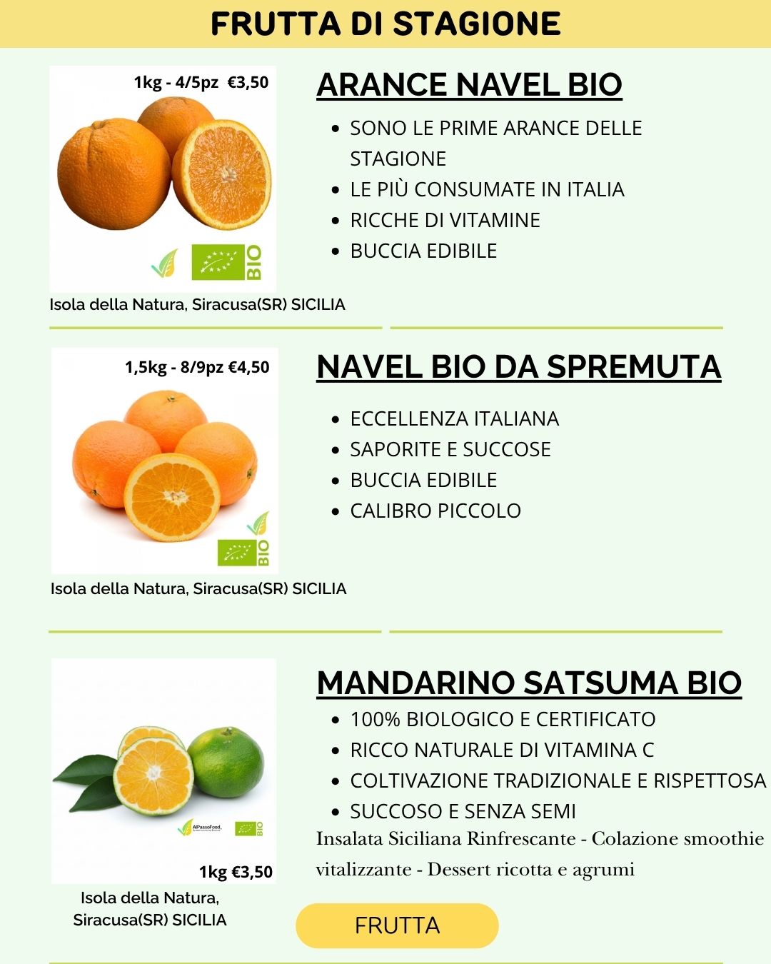 FRUTTA