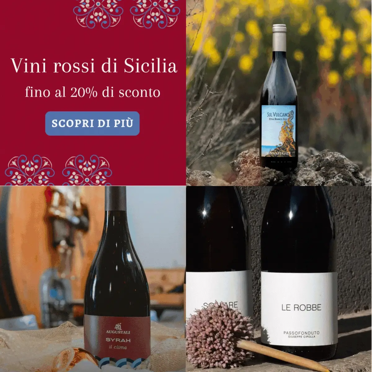 Vini rossi siciliani