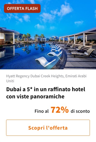 Dubai a 5* in un raffinato hotel con viste panoramiche