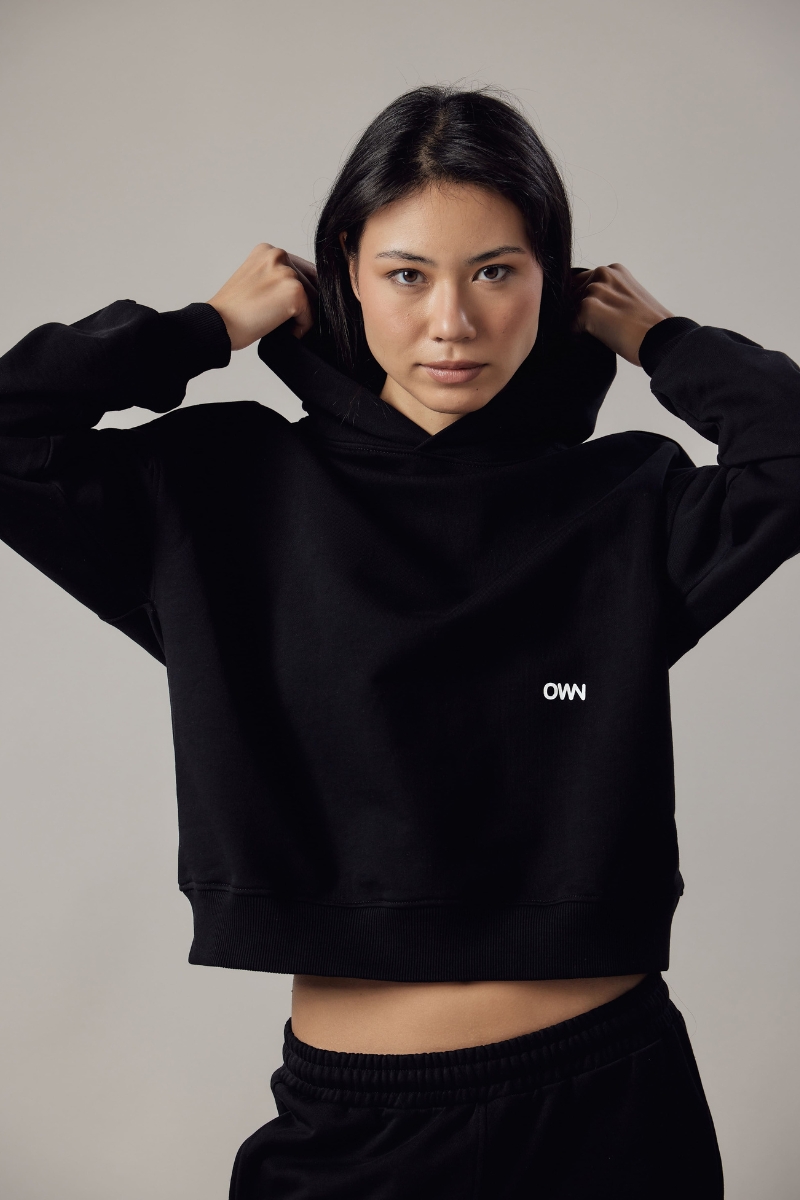 Felpa con Cappuccio Loose Fit