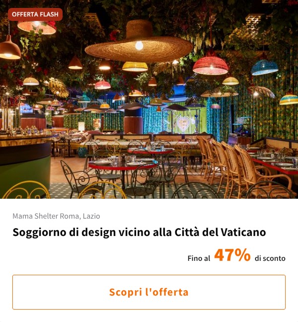 Soggiorno di design vicino alla Città del Vaticano