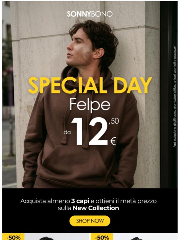 Special Day - Felpe da 12,50€🔥