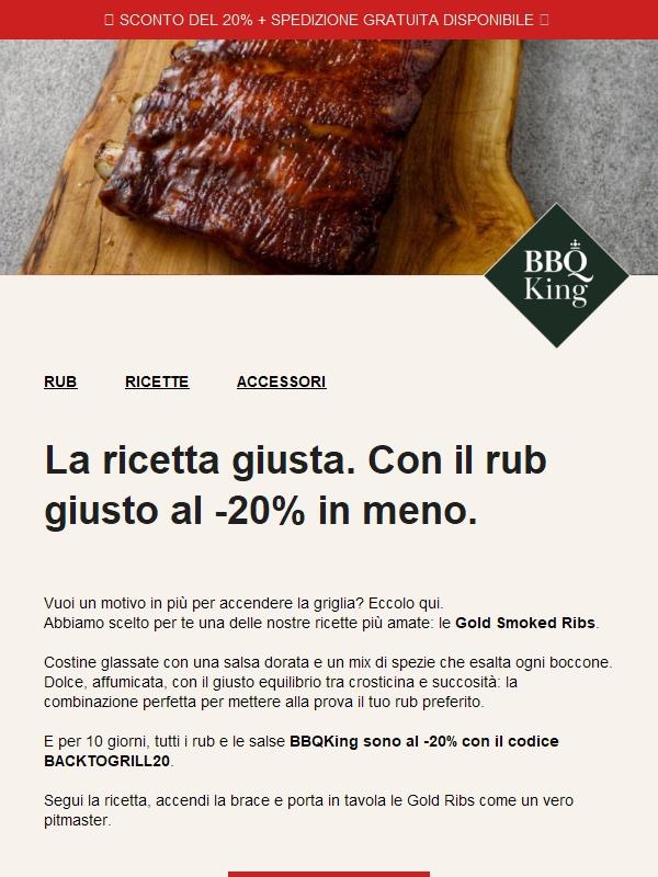 Tre parole: Gold Smoked Ribs