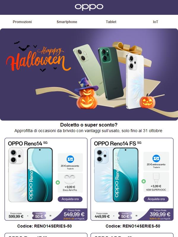 Approfitta di occasioni da brivido con vantaggi sull'usato!