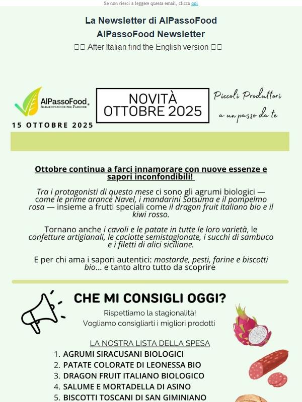 🍊Frutti Tropicali Italiani 🍋🍇 🍪🍖 🍞