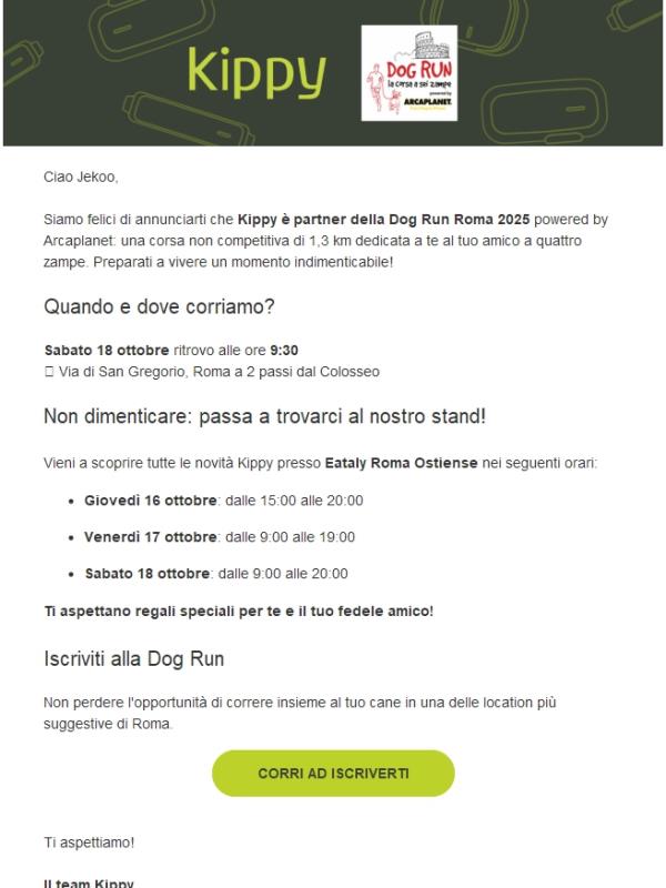 Ci vediamo alla Dog Run!