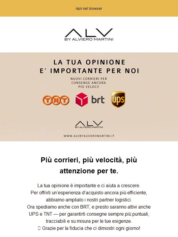 🚚 Abbiamo ascoltato te: nuovi corrieri, consegne più rapide!
