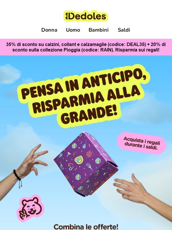 Anticipa la follia natalizia 🎁
