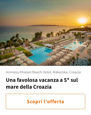 Una favolosa vacanza a 5* sul mare della Croazia