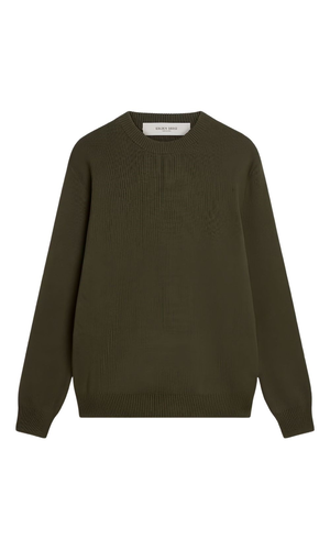Logo organic cotton sweater