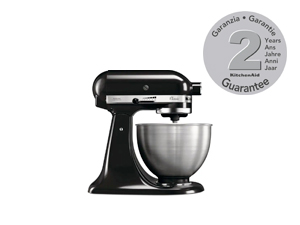 KitchenAid Classic robot da cucina 275 W 4,3 L Nero, Metallico