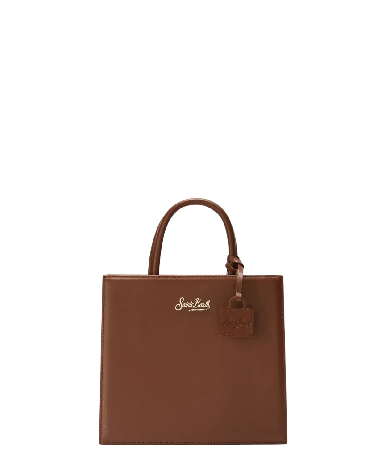 Image of Shop Bag Midi in Pelle con Tracolla Removibile