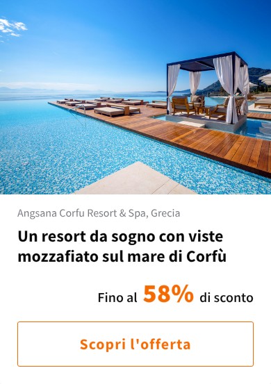 Un resort da sogno con viste mozzafiato sul mare di Corfù