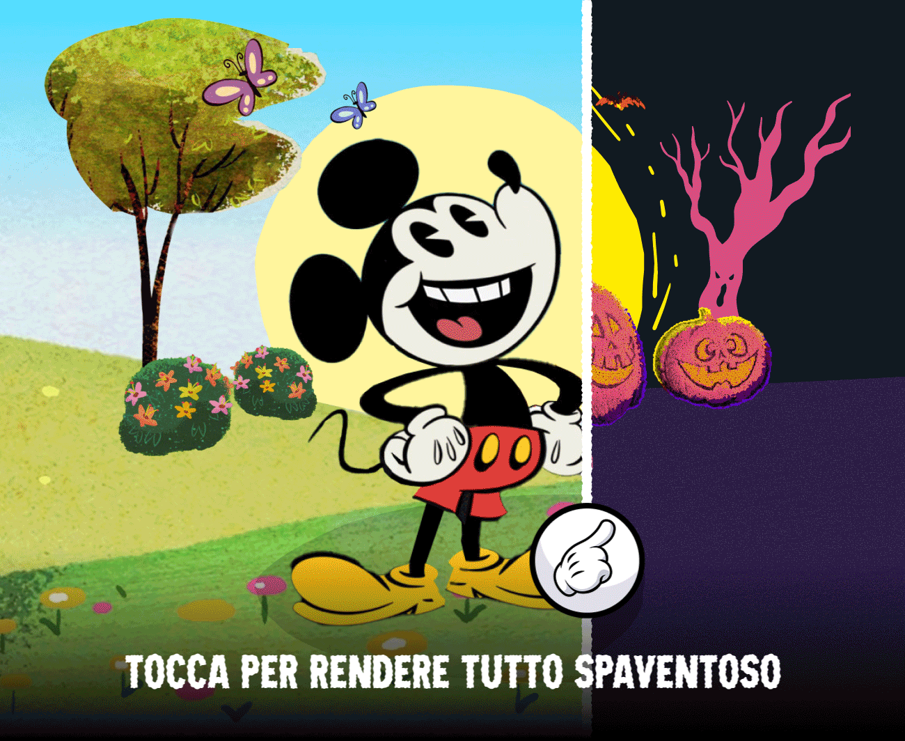 TOCCA PER RENDERE TUTTO SPAVENTOSO