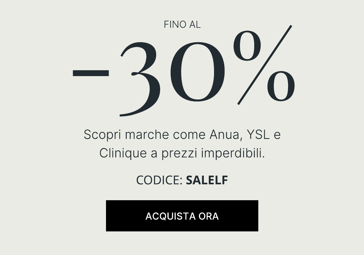 FINO AL 30 PER CENTO DI SCONTO