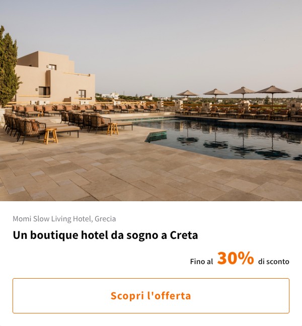 Un boutique hotel da sogno a Creta