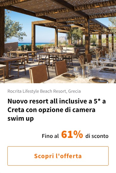 Nuovo resort all inclusive a 5* a Creta con opzione di camera swim up