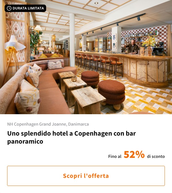 Uno splendido hotel a Copenhagen con bar panoramico