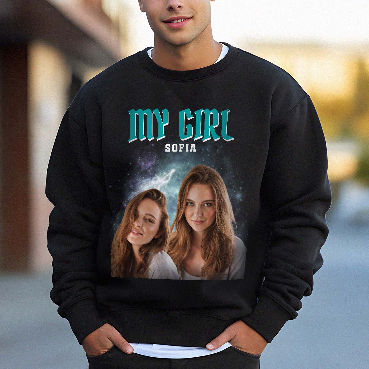 Image of Felpa Bootleg Vintage Personalizzata