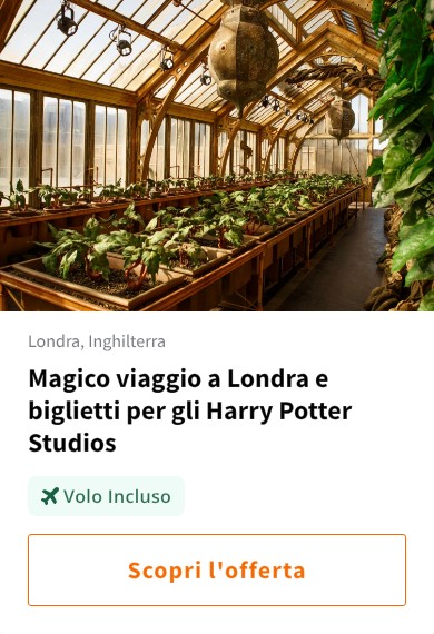 Magico viaggio a Londra e biglietti per gli Harry Potter Studios
