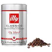 Can of ground Classico coffee
